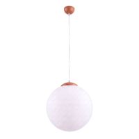 lampara colgantes ocre rojo acerovidrio alt 130 cm