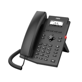 Teléfono IP Fanvil X301G Negro 2 líneas PoE
