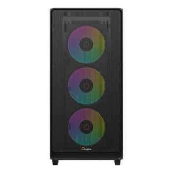 Caja PC Ocypus Gamma C60 ARGB Midi Tower ATX Vidrio Templado Negro
