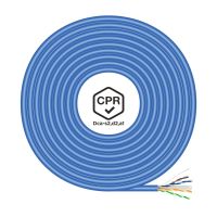 aisens a135-0662 bobina cable de red rj45 cat6 utp awg24 lszh cpr dca 100m azul