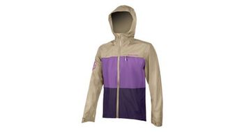 Chaqueta de manga larga endura singletrack ii beige morado