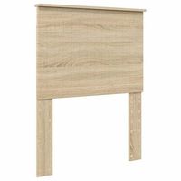 cabeceropanel de cabecero con cabecera roble sonoma 75 cm madera contrachapada