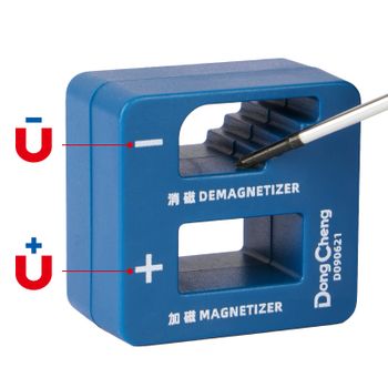 Herramienta Magnética y Desmagnética para Destornilladores de Alta Calidad, 2 en 1, Herramienta de Magnetización Rápida para Taladros, Tornillos, Tuercas y Destornilladores