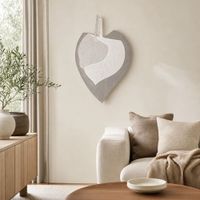 decoracion de pared hojas de mdf gris 59x2x91 cm