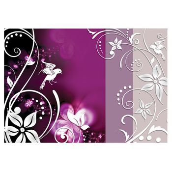 Papel Pintado 3d - Fantasía Floreal (350x245 Cm)
