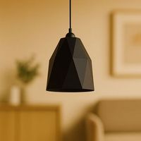 lampara de techo modelo dant nnn negro cable de seda trenzado negro embellecedor floron de techo negro luz led e27