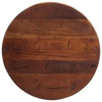 tablero de mesa redondo madera maciza reciclada o 60x25 cm vidaxl