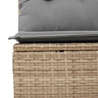 conjunto de sofa exterior incluye cojines color beige