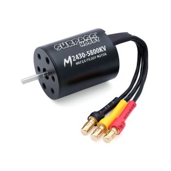 Motor impermeable sin escobillas Surpass Hobby M2430 M2435 para coches de RC deportivos planos de 1/16 1/18 Modelos de v