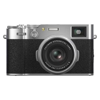 Cámara Compacta Fujifilm X100VI 40,2MP Zoom Digital WiFi ND Interno Plata