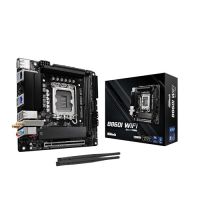 placa base asrock b860i lga1851 mini-itx b860i wifi ddr5 m2 wifi 6e ethernet 25gb