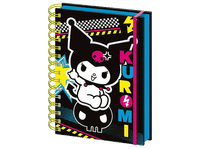 libreta - sherwood kuromi anillas y cierre elastico a5 papel rayado