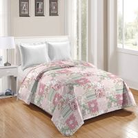 vivid torral by el jinete  - colcha bouti verano reversible diseno 26 no incluye fundas de cojines poliester fresquita transpirable diseno primavera verano