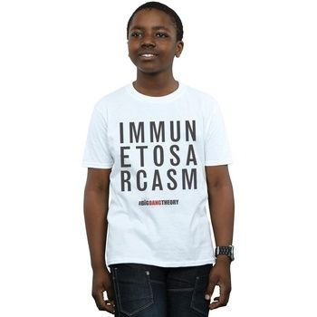 The Big Bang Theory Tops y Camisetas Immune To Sarcasm para niño