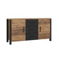 bufe 2 puertas 3 cajones tableros de aglomerado laminados madera