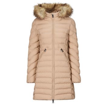 Superdry Abrigo de plumas FUJI HOODED MID FAUSSE FOURRURE para mujer