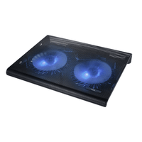 base de refrigeracion para portatiles trust con 2 ventiladores y leds azul hasta 173 20104