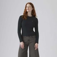 levis jersey rib crew sweater anthracite night rib para mujer
