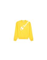 camiseta champion crewneck amarillo mujer