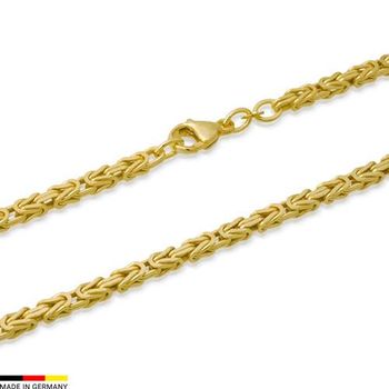 Pulsera bizantina oro de 14 quilates 18,7cm