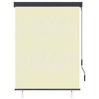 estor enrollable de exterior color crema 120x250 cm