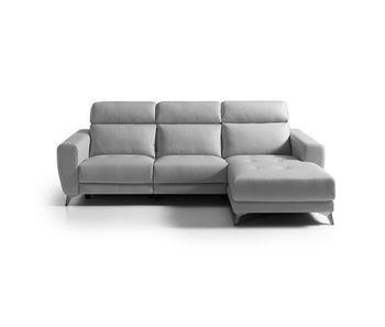 Chaise longue salma relax eléctrica derecha 4 plazas gris