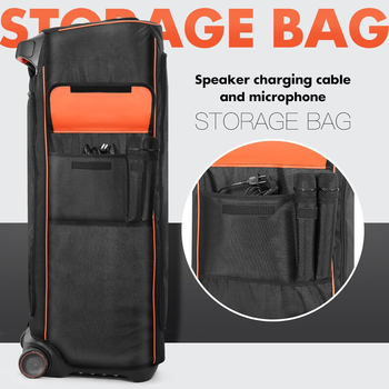 Funda protectora portátil para altavoz JBL PartyBox Ultimate con bolsillo lateral de almacenamiento, bolsa multifunción.