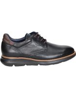 zapatos de piel para hombre fluchos william f1351 negro 45