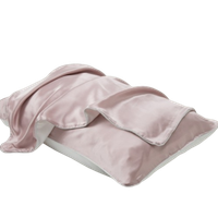 funda de almohada 100 seda suave para el cuidado del cabello y un mejor descanso pink