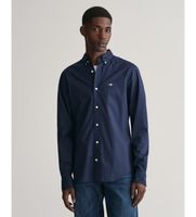 gant para hombre 3000102 camisa slim fit de popelina marino l casual algodon clasico manga larga