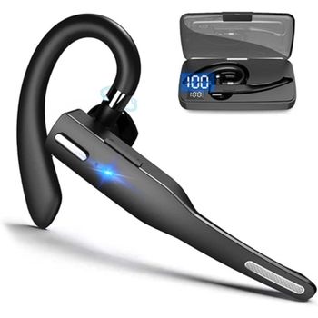 Business Headset,2025  Wireless Over Ear Auriculares con Micrófono, con Estuche de Carga de 500 MA, para Dispositivos con o con Adaptador