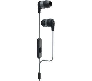 SKULLCANDY Ink'd Earphones - Black & Grey, Black