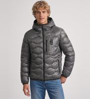 blauer para hombre 26wbluc03064 chaqueta acolchada wave gris m casual poliamida