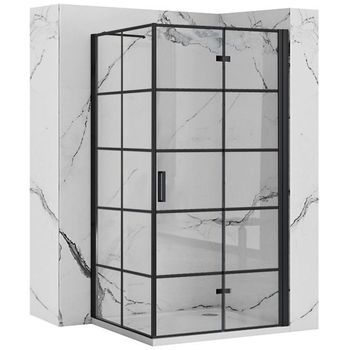 Cabina De Ducha Rea Molier Black 90x80