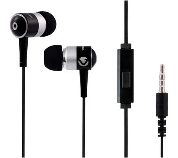 VOLKANO Stannic Series VSN202-BLK Earphones - Black, Black