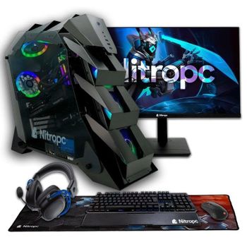 PC Sobremesa Nitropc Pack Élite Intel Core Ultra 7 270K Plus 32GB 2TB SSD RTX 5070 Ti Windows 11