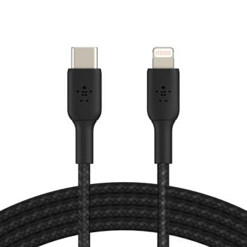 Belkin Boost Charge Cable USB-C a Lightning 2m Negro
