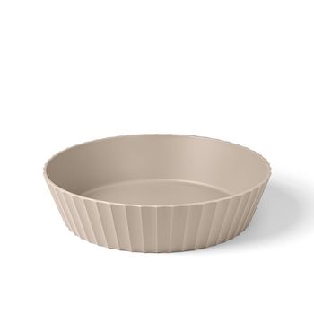 Cuenco polipropileno taupe mate diam. 25cm