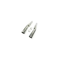 silenciador de escape honda cbx 1000 marving master cromo par