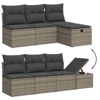 conjunto de sofas para patio exterior con cojines juego de 7 piezas