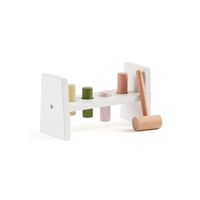 kids concept edvin wooden activity hammer bench toy