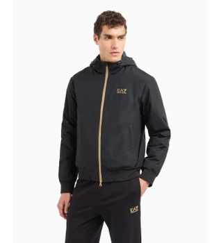 EA7 para hombre. 8NPB21_PNFZZ Chaqueta Bomber negro (4XL), Casual, Poliamida