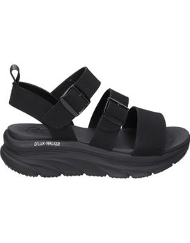 Sandalias Skechers 119234-bbk Negro Para Mujer 41