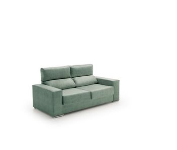 Sofa reclinable alice agua marina 3 plazas