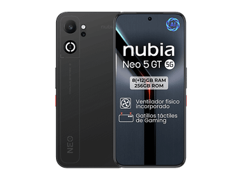 ZTE nubia NEO 5 GT, Obsidian Black, 256GB, 8GB RAM, 6.8