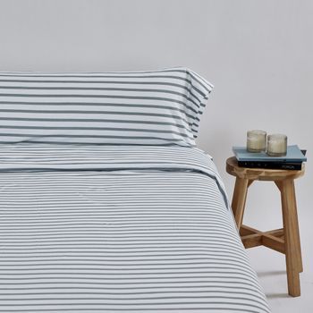 Funda Nórdica Punto Algodón Pals  Gris Cama De 135cm