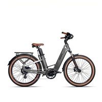 bicicleta electrica de carbono mihogo air max doble bateria de 192 ah ultraligera gris