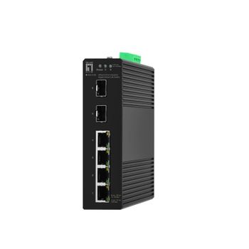 Conmutador LevelOne IGS-2106 Gestionado L2 Gigabit Ethernet 4 Puertos