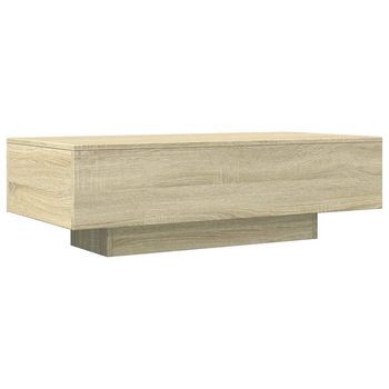 Mesa De Café - Mesa De Centro Madera De Ingeniería Roble Sonoma 100x49,5x31 Cm