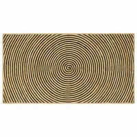 alfombras de area negro 100 x 200 cm yute vidaxl